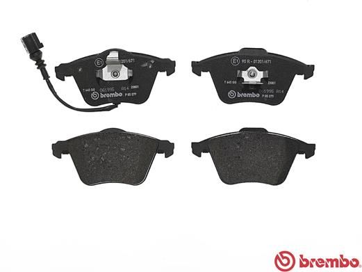 Колодки тормозные P85079 BREMBO P85079