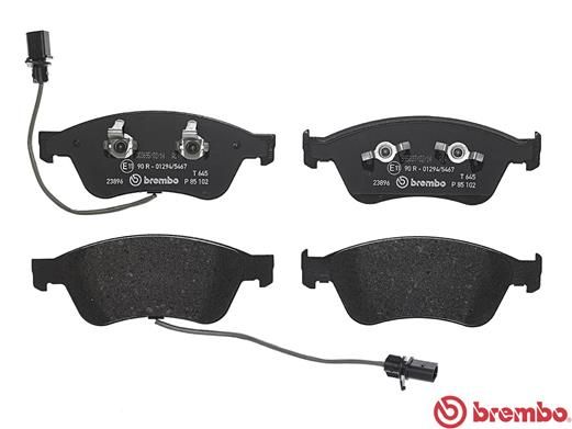 Колодки тормозные P85102 BREMBO P85102