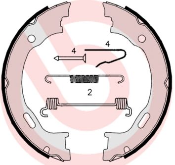 Колодки тормозные S50515 BREMBO S50515