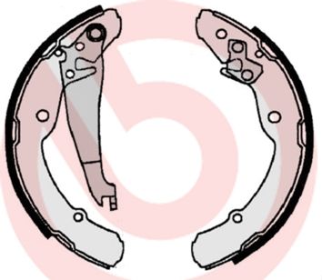 Колодки тормозные S85516 BREMBO S85516