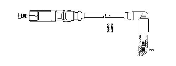 Провод высоковольтный 1A2246 BREMI 1A2246