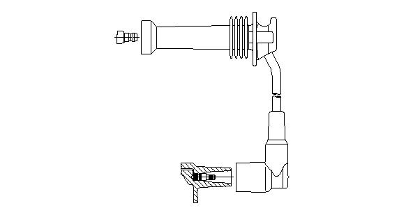 Провод высоковольтный 8A1715 BREMI 8A1715