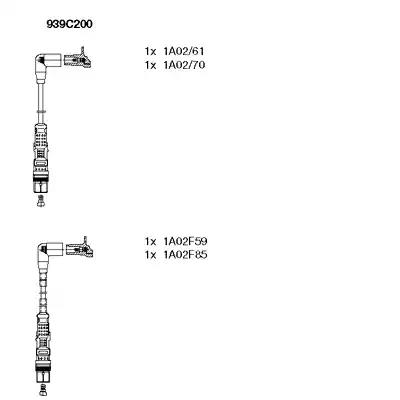 Провода высоковольтные 939C200 BREMI 939C200