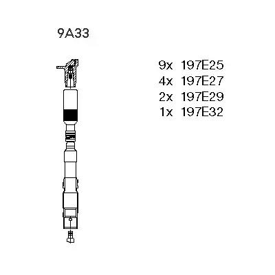 Комплект проводов 9A33 BREMI 9A33