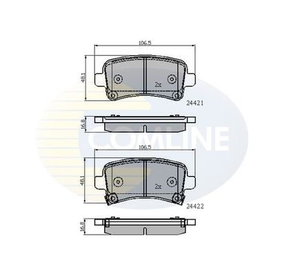 Колодки тормозные CBP31795 COMLINE CBP31795