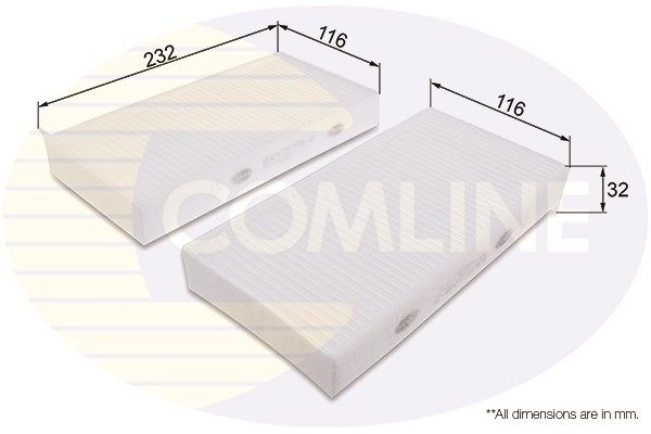 Фильтр салона EKF3792 COMLINE EKF3792
