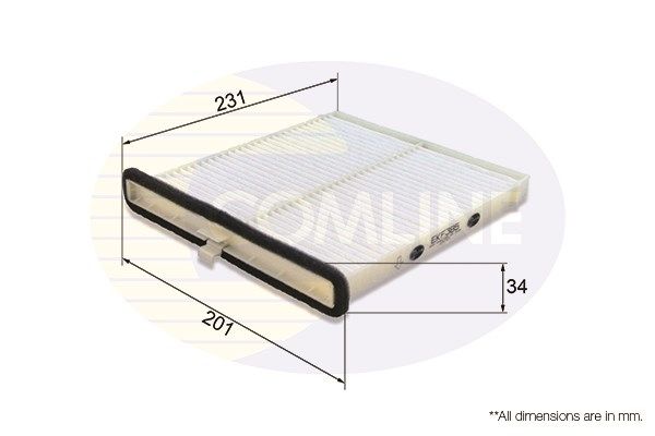 Фильтр салона EKF385 COMLINE EKF385