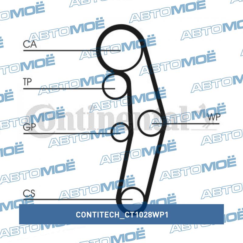Комплект ремня ГРМ CT1028WP1 CONTITECH CT1028WP1