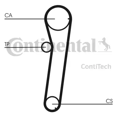 Ремень ГРМ CT740 CONTITECH CT740
