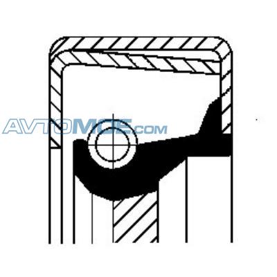 Кольцо уплотнительное 12014345B CORTECO 12014345B