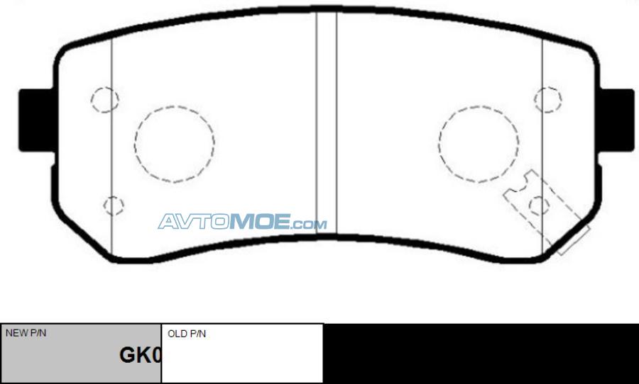 Колодки тормозные GK0542 CTR GK0542