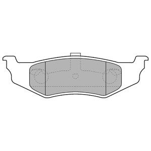Колодки тормозные LP1515 DELPHI LP1515