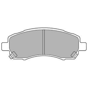 Колодки тормозные LP1545 DELPHI LP1545