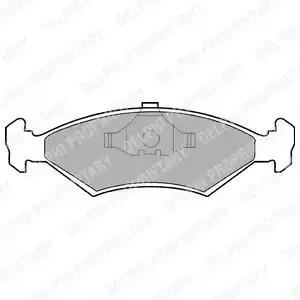 Колодки тормозные LP204 DELPHI LP204