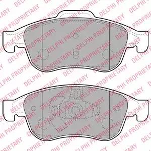 Колодки тормозные LP2152 DELPHI LP2152