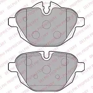 Колодки тормозные LP2162 DELPHI LP2162