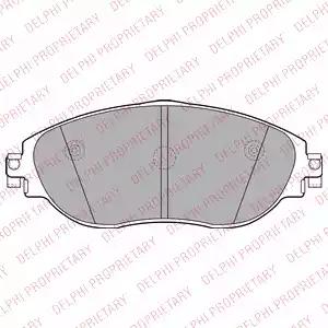 Колодки тормозные LP2250 DELPHI LP2250