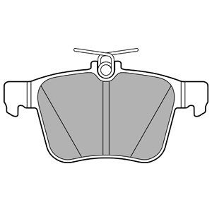 Колодки тормозные LP2697 DELPHI LP2697