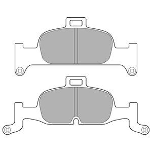 Колодки тормозные LP3239 DELPHI LP3239