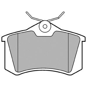 Колодки тормозные LP565 DELPHI LP565
