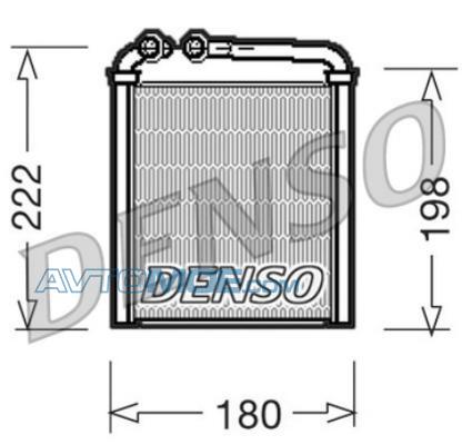 Радиатор отопителя DRR32005 DENSO DRR32005
