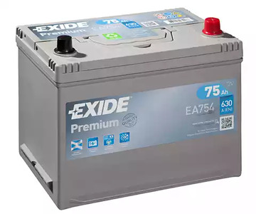 Premium Аккумулятор EXIDE EA754