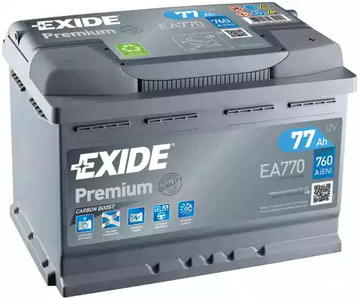 Premium Аккумулятор EXIDE EA770
