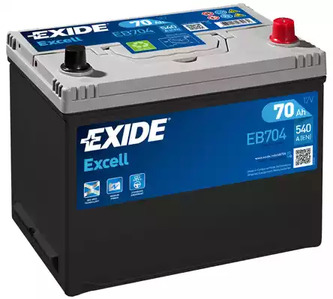 Excell Аккумулятор EXIDE EB704