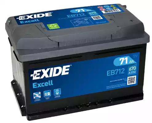 Excell Аккумулятор EXIDE EB712