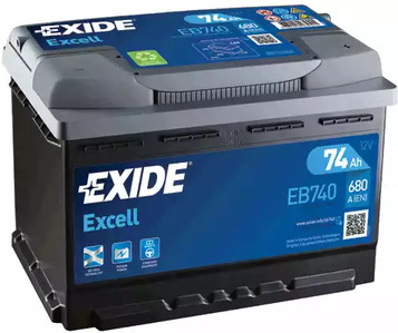 Excell Аккумулятор EXIDE EB740