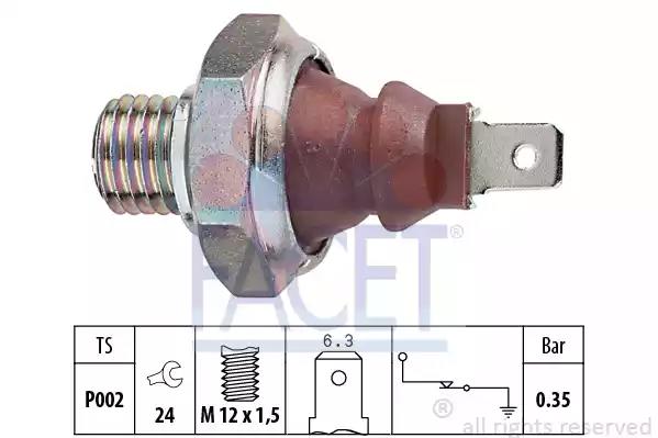 Датчик давления масла 70026 FACET 70026