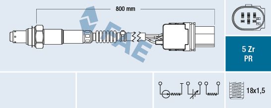 Датчик кислородный 75051 FAE 75051