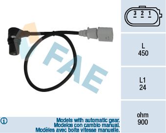 Датчик коленвала 79055 FAE 79055
