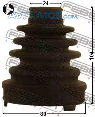 Пыльник ШРУС 0115ACV30LHT FEBEST 0115ACV30LHT