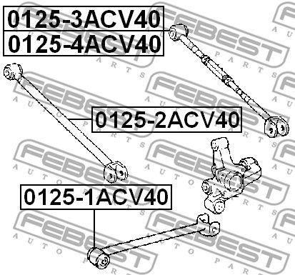 Рычаг 01251ACV40 FEBEST 01251ACV40