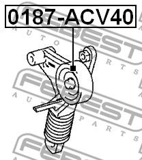 Ролик натяжной 0187ACV40 FEBEST 0187ACV40