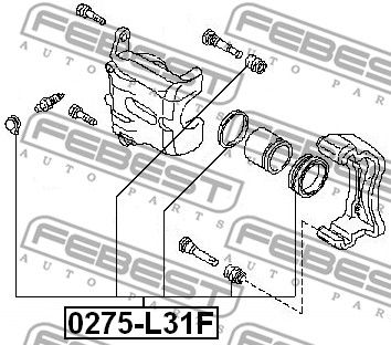 Ремкомплект 0275L31F FEBEST 0275L31F