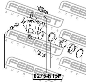 Ремкомплект 0275N15F FEBEST 0275N15F