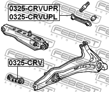 Рычаг 0325CRV FEBEST 0325CRV