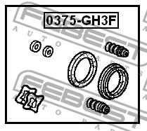 Ремкомплект 0375GH3F FEBEST 0375GH3F