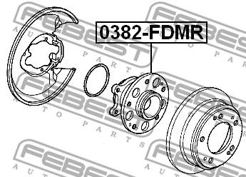 Ступица 0382FDMR FEBEST 0382FDMR