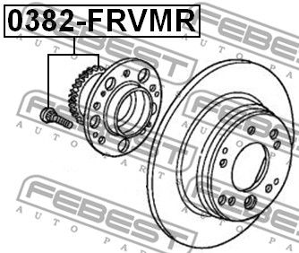 Ступица 0382FRVMR FEBEST 0382FRVMR