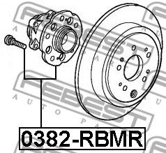 Ступица 0382RBMR FEBEST 0382RBMR
