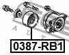 Ролик натяжной 0387RB1 FEBEST 0387RB1