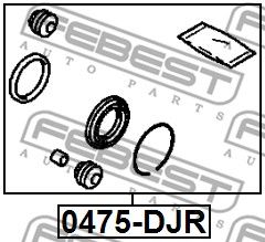 Ремкомплект 0475DJR FEBEST 0475DJR