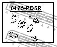 Ремкомплект суппорта 0475PD5R FEBEST 0475PD5R
