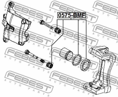 Ремкомплект суппорта 0575BMF FEBEST 0575BMF