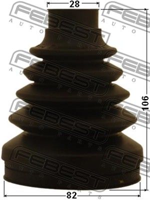 Пыльник 1015CAP FEBEST 1015CAP