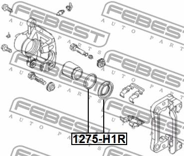 Ремкомплект суппорта 1275H1R FEBEST 1275H1R
