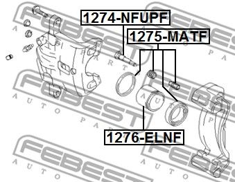 Ремкомплект 1275MATF FEBEST 1275MATF